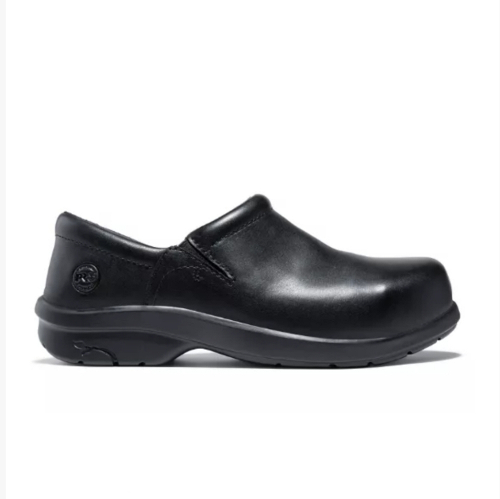 Timberland PRO Newbury Alloy Safety Toe ESD Work Shoes, Size 6.5, Black, VGUC